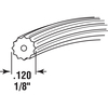 Prime-Line 0.120 in. x 25 foot, Black Spline Single Pack P 7516